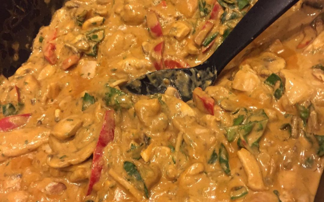 Chicken Stroganoff without the fat!